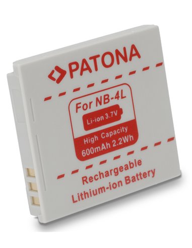 Batteri för Canon NB-4L 600mAh 3.7V - supersnabb leverans | eQuipIT