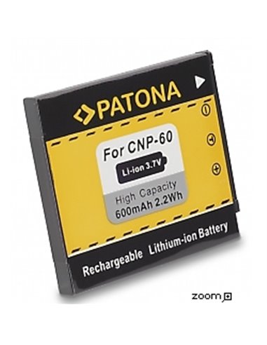 Batteri för Casio NP-60 600mAh 3.7V - supersnabb leverans | eQuipIT