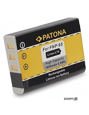 Batteri för Fuji NP-95 1600mAh 3.7V - supersnabb leverans | eQuipIT