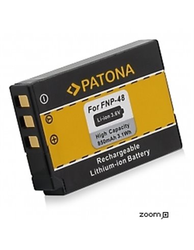 Batteri för Fuji NP-48 850mAh 3.6V - supersnabb leverans | eQuipIT