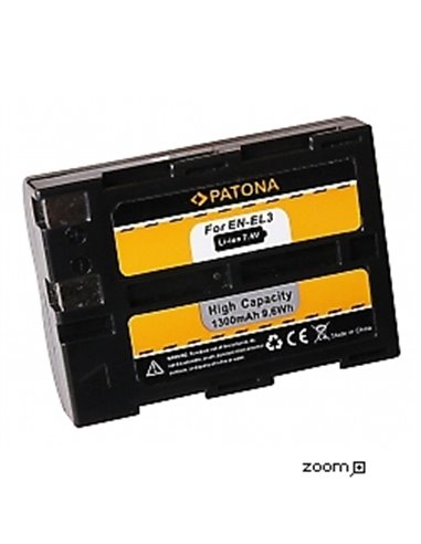 Batteri för Nikon EN-EL3 1300mAh 7.4V - supersnabb leverans | eQuipIT