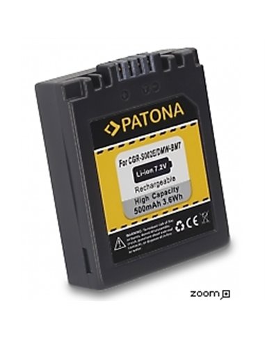 Batteri för Panasonic DMW-BM7 500mAh 7.2V - supersnabb leverans | eQuipIT