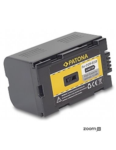 Batteri för Panasonic CGR-D220 1800mAh 7.2V - supersnabb leverans | eQuipIT